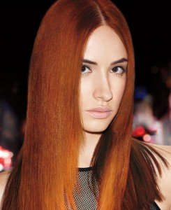 Red hair color Gore hair salon Irmo Columbia SC