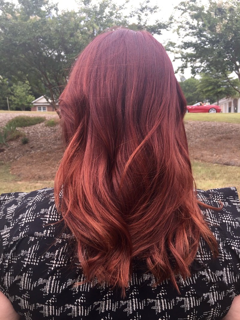 Red Hair Color, Expert Hair Color Salon, Columbia, SC
