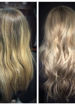 blonde correction at Gore by Lauren