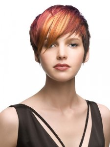 ladies-hairstyle-colour-cut-short-new-year